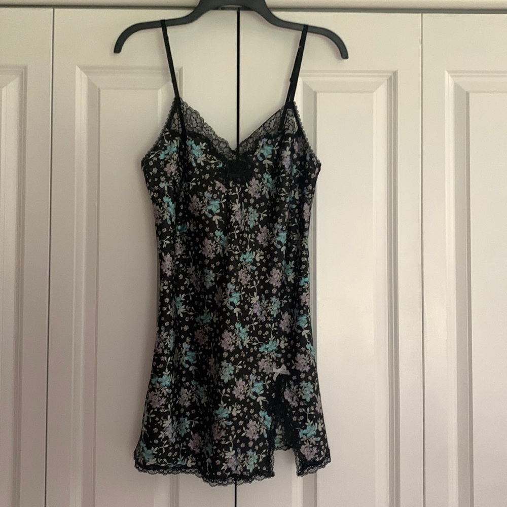 Victorias Secret Satin Lace Nightgown